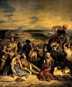 Eugene Delacroix Massacre at Chios oil painting reproduction